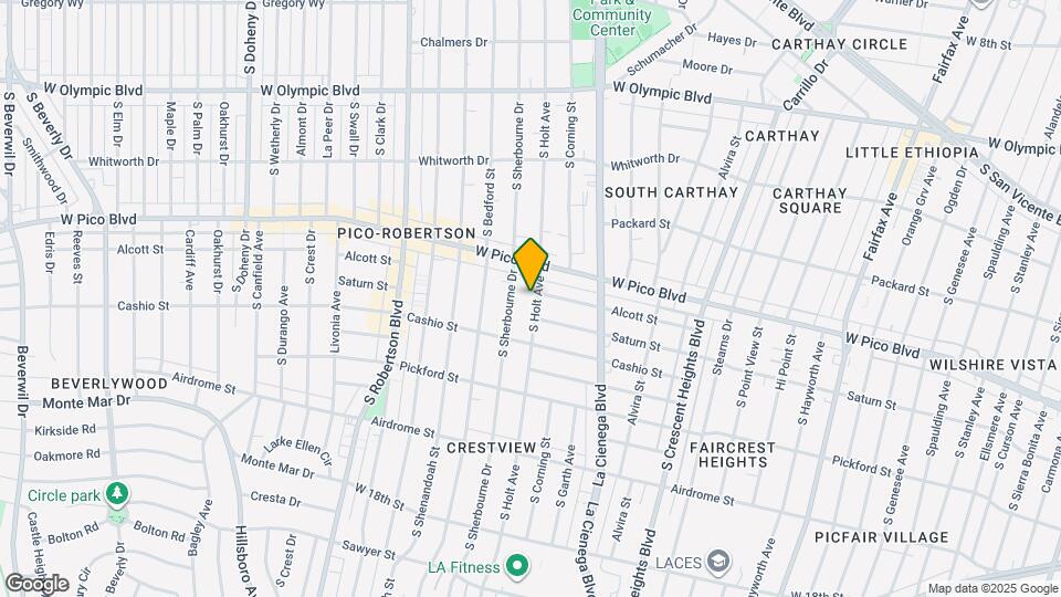 1437 S Holt Ave, Unit 1437 1/2 Map and Location Details