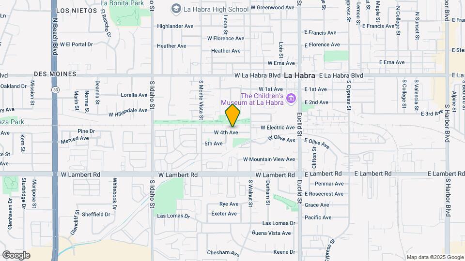 609 W 4th Ave Mapa y Detalles de la Ubicación
