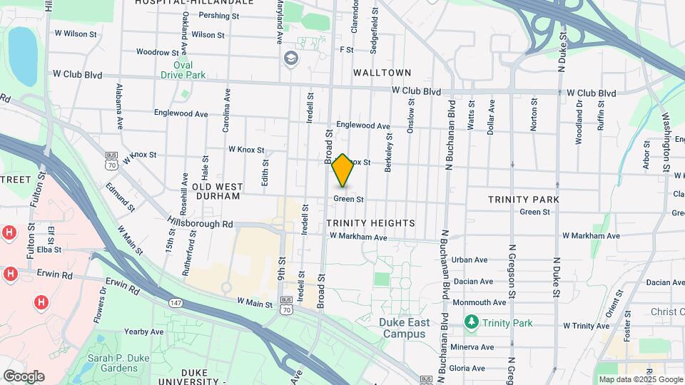 903 Clarendon St, Unit A Map and Location Details