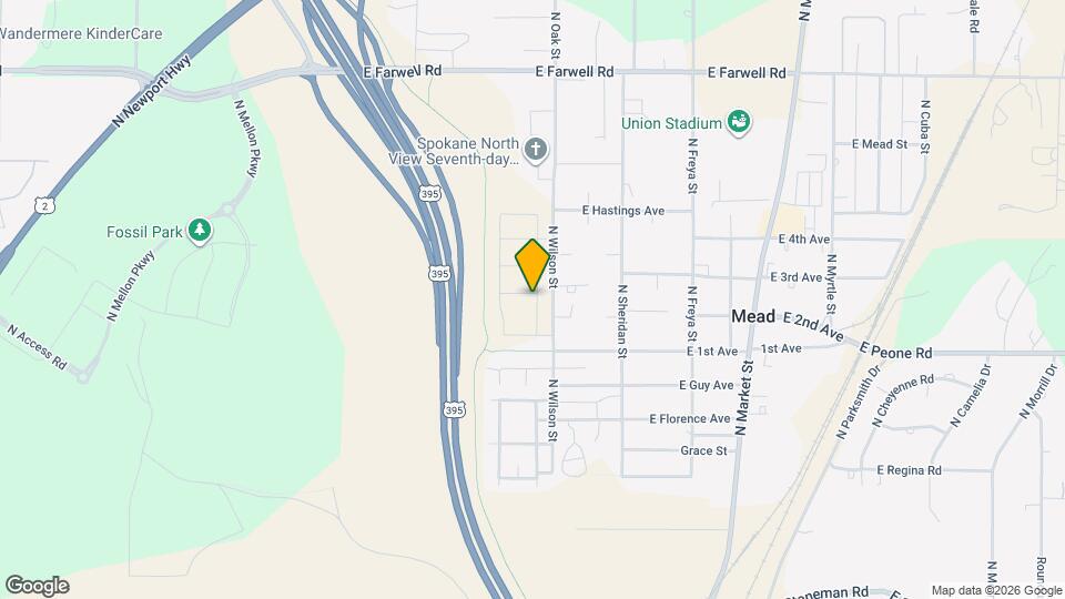 3220 E Harding Ave Map and Location Details