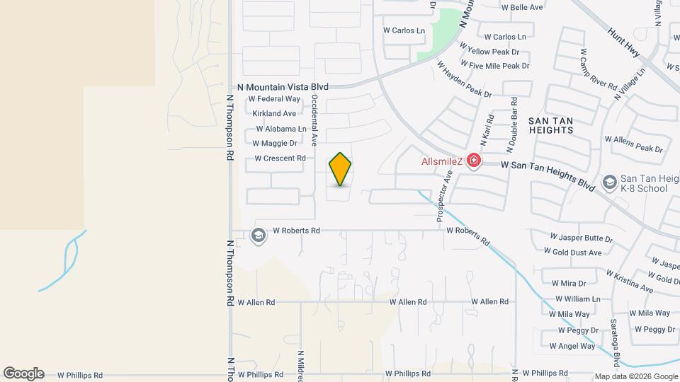 4117 W South Butte Rd Map and Location Details
