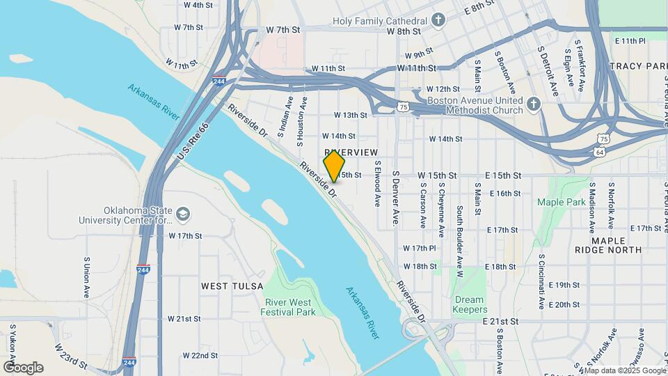 1545 Riverside Dr Map and Location Details