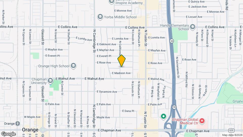 583 N California St Map and Location Details