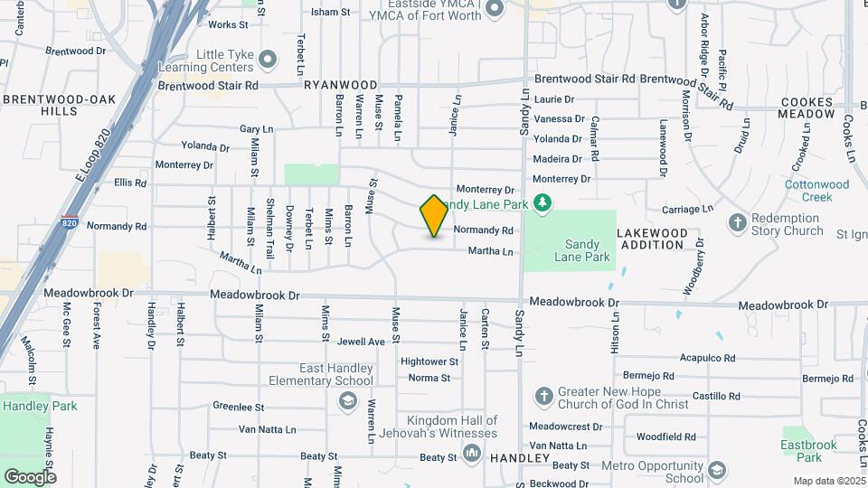 7233 Martha Ln Map and Location Details