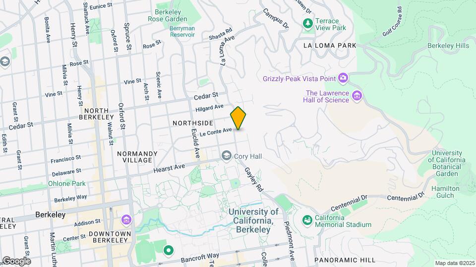 2700 Le Conte Ave Map and Location Details