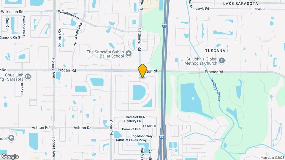5828 Sandy Pointe Dr Map and Location Details