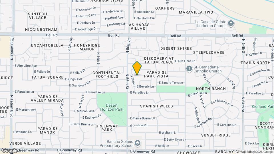 5623 E Grandview Rd Map and Location Details