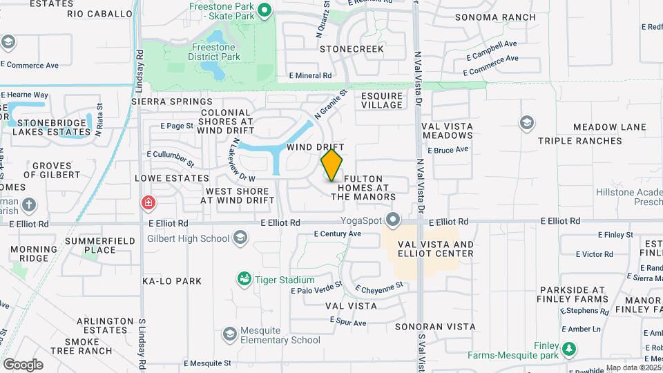 1339 E Park Ave Map and Location Details