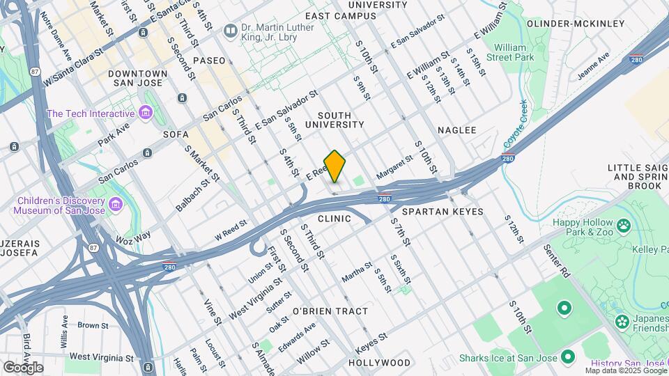 666 S 5th St Mapa y Detalles de la Ubicación