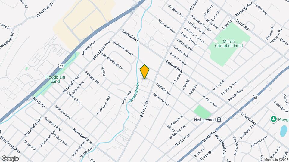 955F East Front Street Map and Location Details