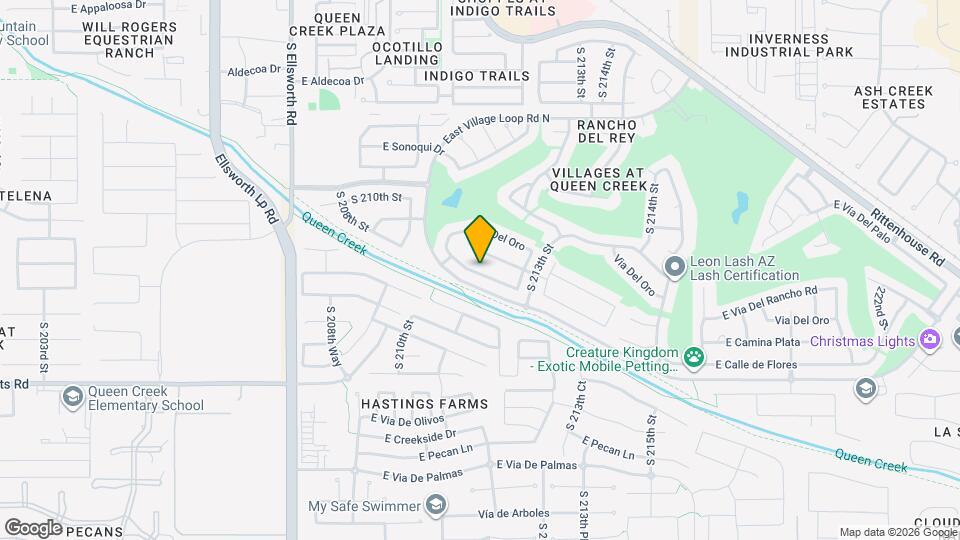 21140 E Calle de Flores Map and Location Details