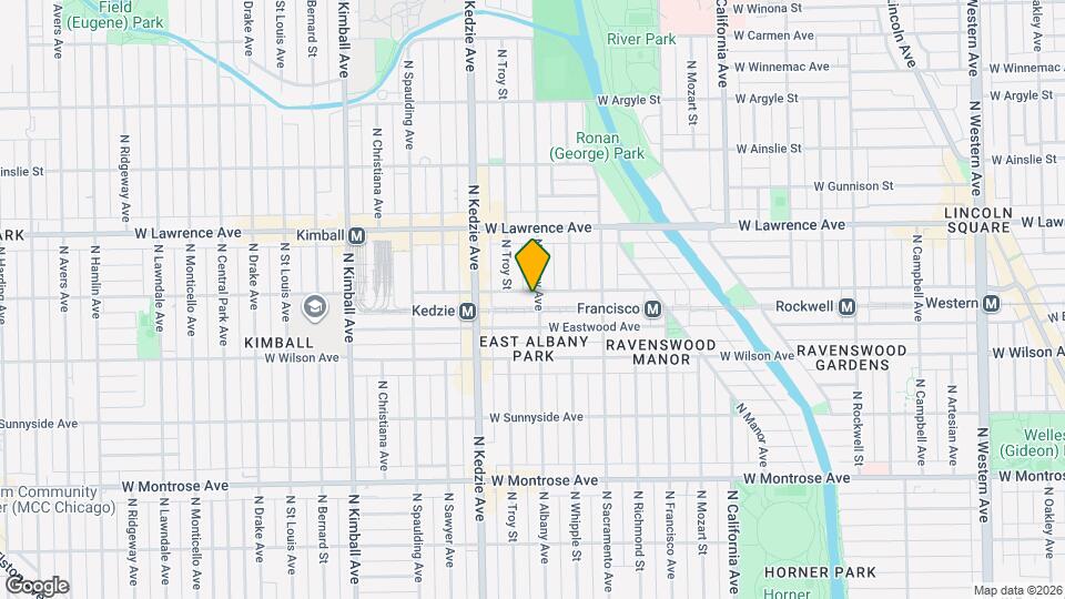 3101 W Leland Ave Mapa y Detalles de la Ubicación