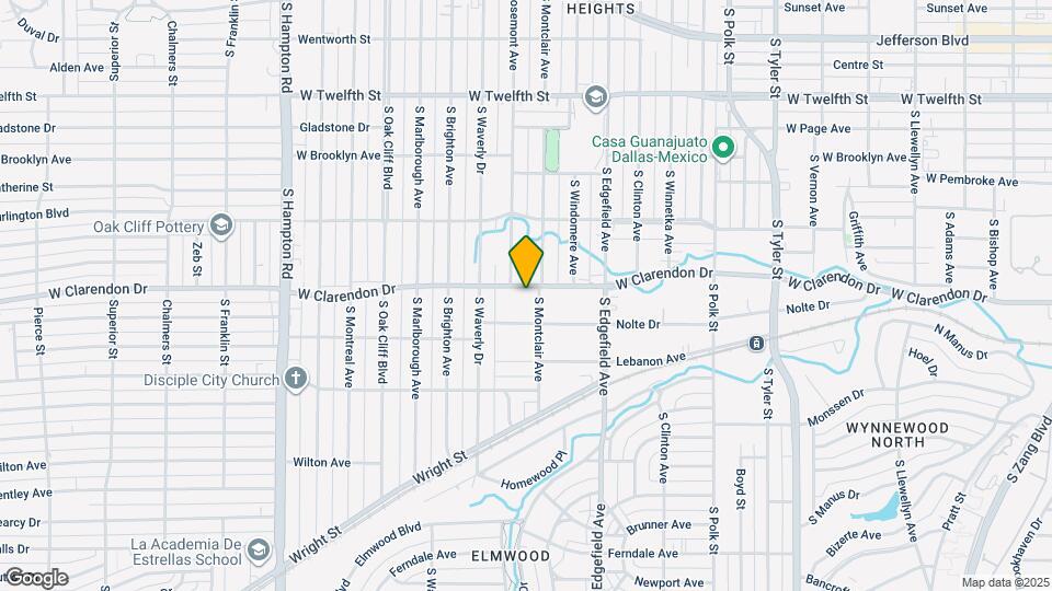 1610 W Clarendon Dr Map and Location Details