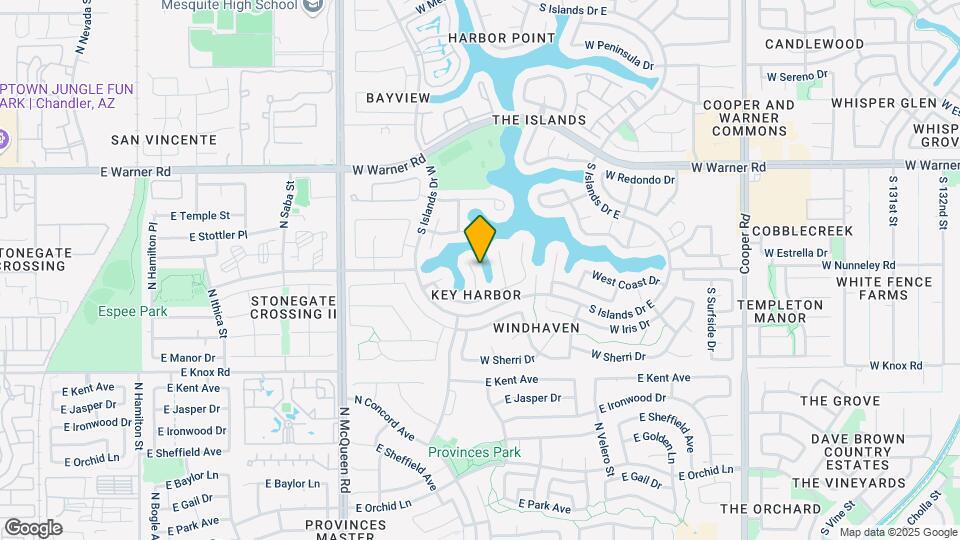 1011 S Coral Key Ct Map and Location Details