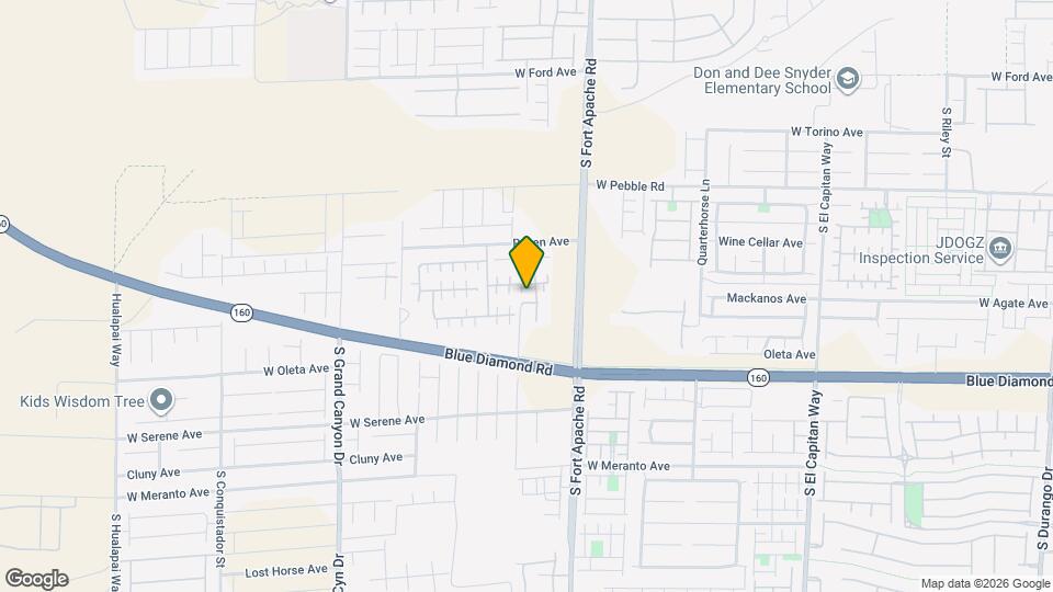 9493 Alma Ridge Ave Mapa y Detalles de la Ubicación