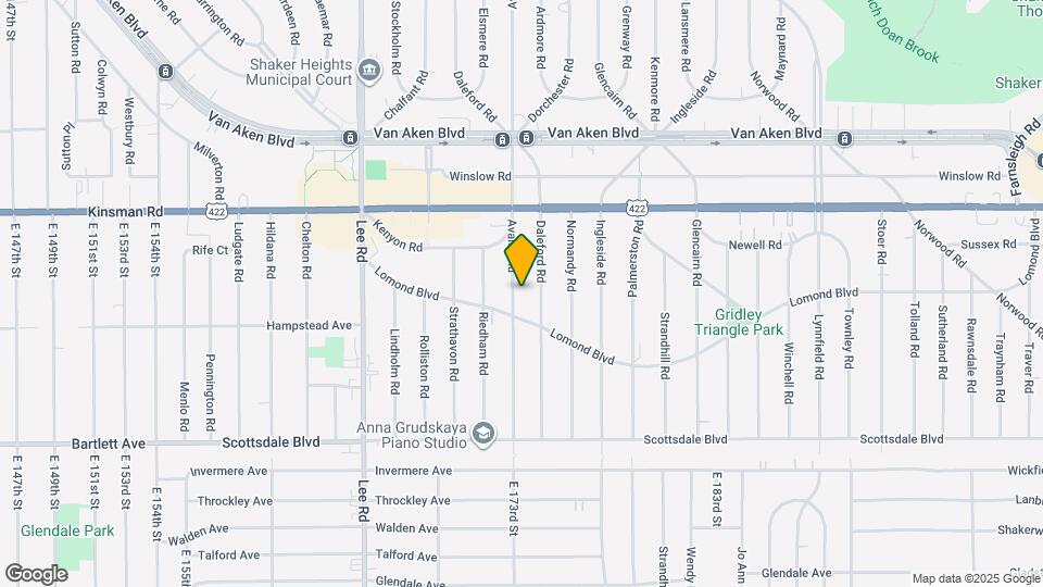 3589 Avalon Rd Map and Location Details