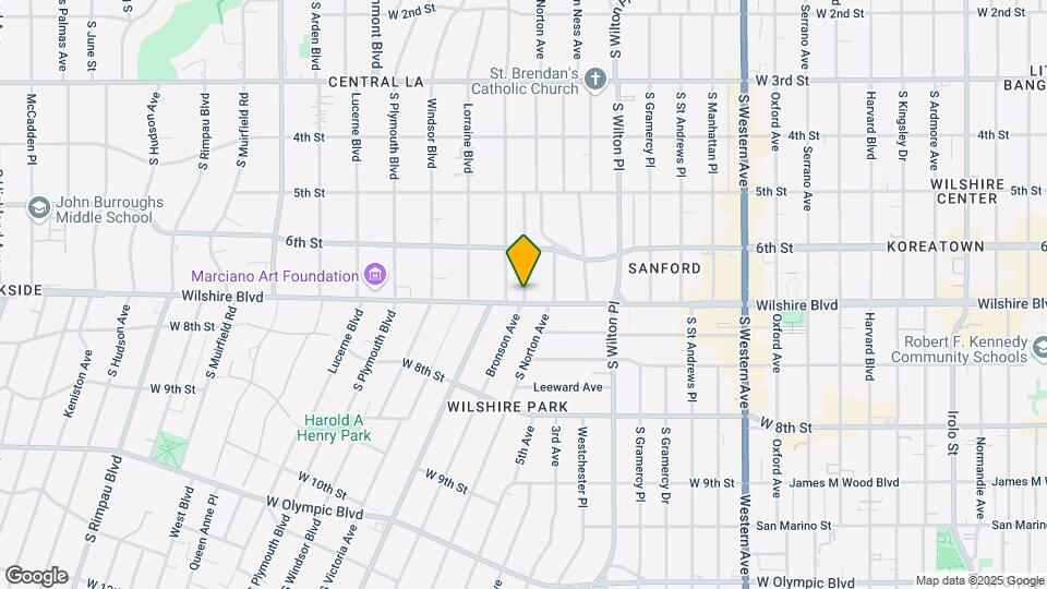 640 Bronson Ave Mapa y Detalles de la Ubicación