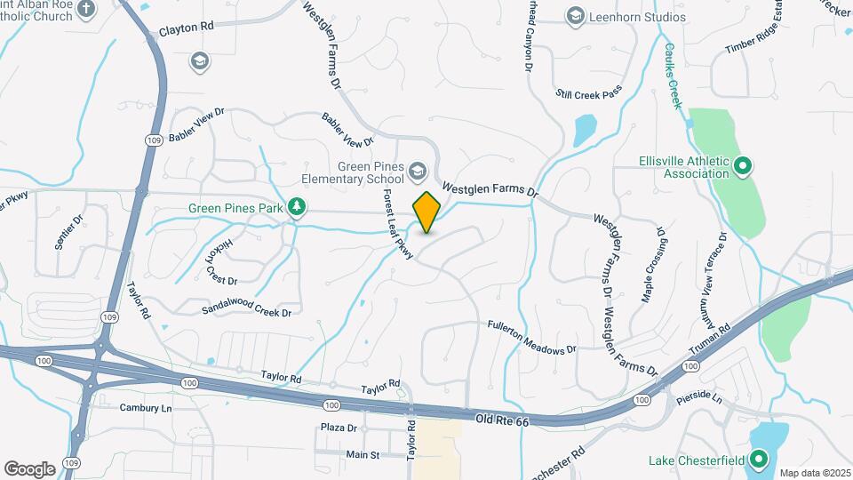 16553 Branchwood Dr Map and Location Details