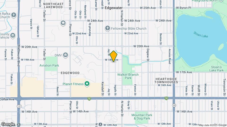 1765 Ingalls St Map and Location Details