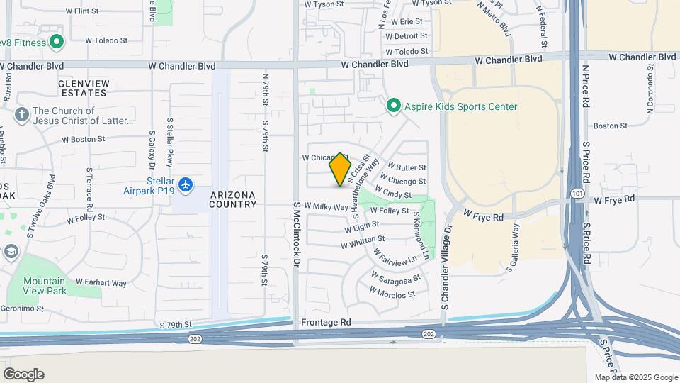 3893 W Denver St Map and Location Details