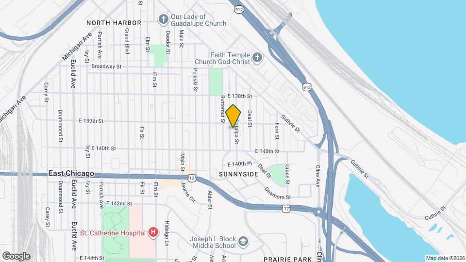 3910 Catalpa St Map and Location Details