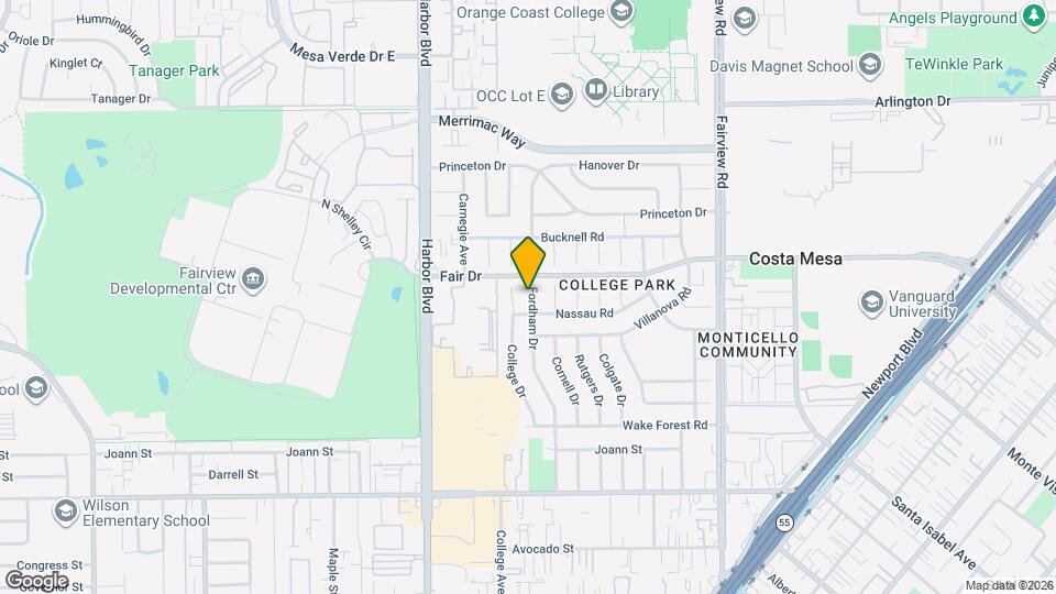 2437 Fordham Dr Map and Location Details