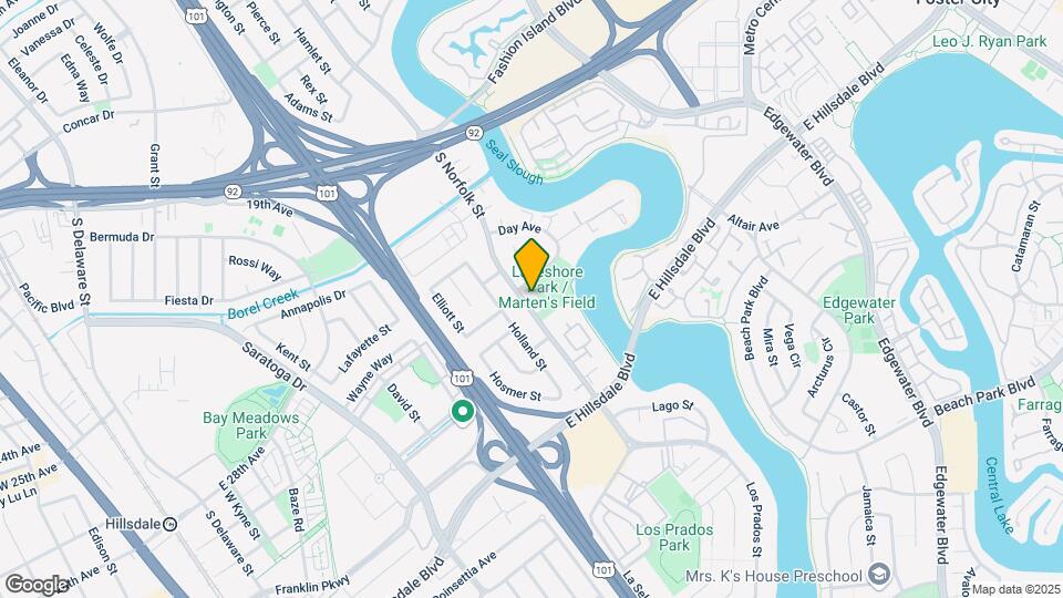 2525 S Norfolk St Map and Location Details