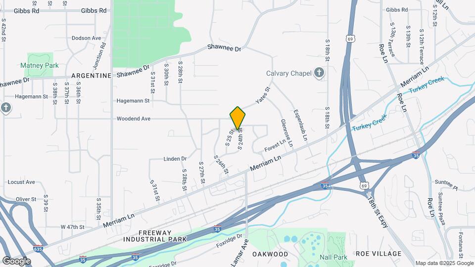 2808 S 24th St Map and Location Details