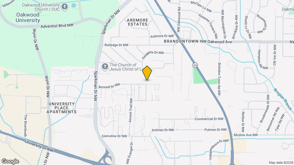 4426 Bonnell Dr NW Map and Location Details