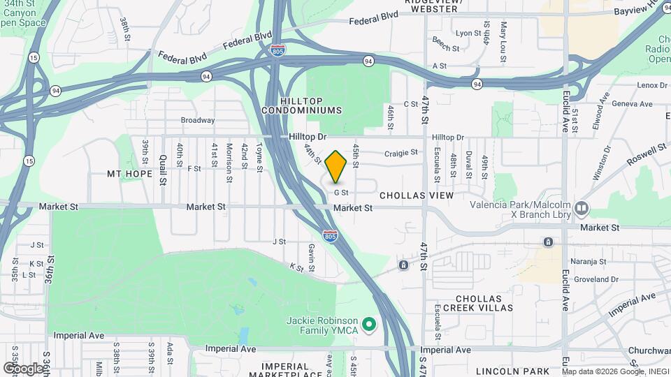 4446-4448 G St Map and Location Details