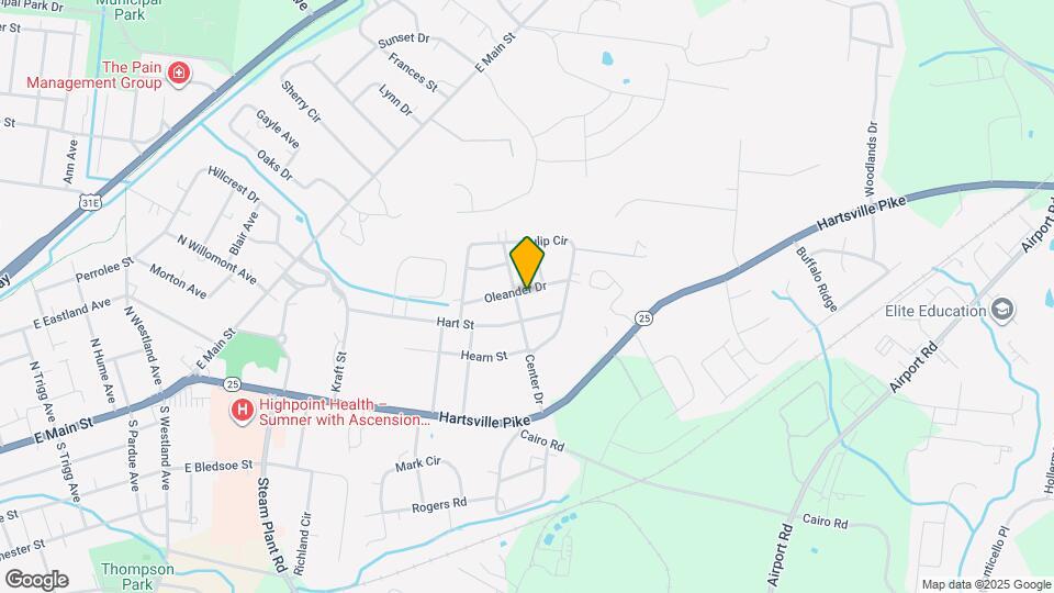 1003 Oleander Dr Mapa y Detalles de la Ubicación