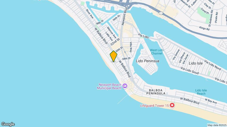 2800 W Oceanfront Map and Location Details