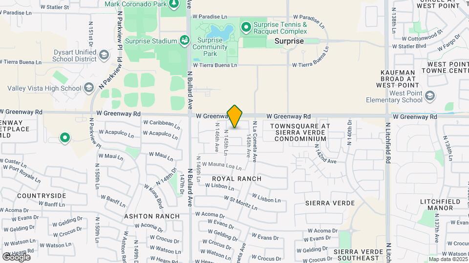 14563 W Acapulco Ln Map and Location Details