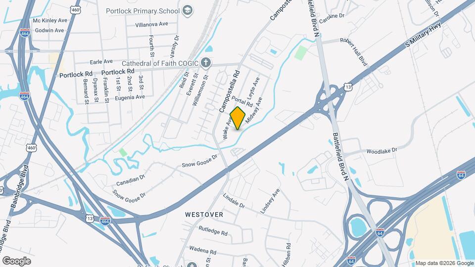 2012 Midway Ave Map and Location Details