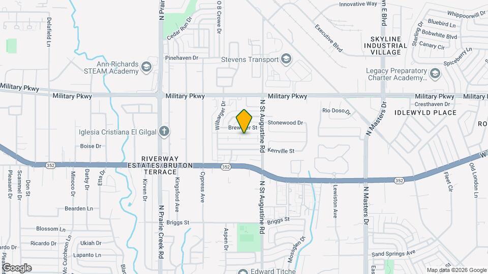 9511 Culberson St Map and Location Details