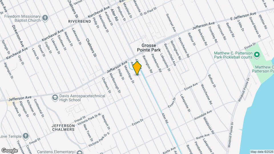 831 Ashland St Map and Location Details