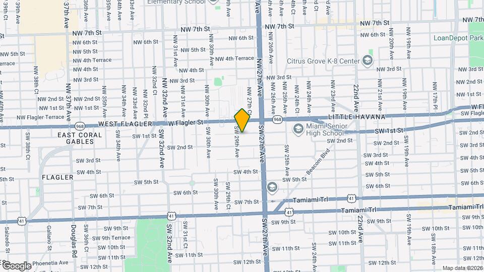 2820 SW 1st St Map and Location Details