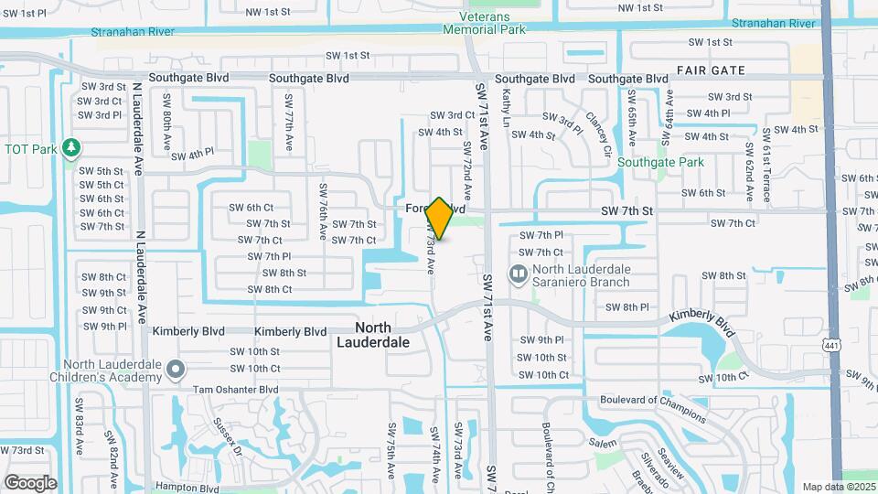 728 SW 73rd Ave Map and Location Details