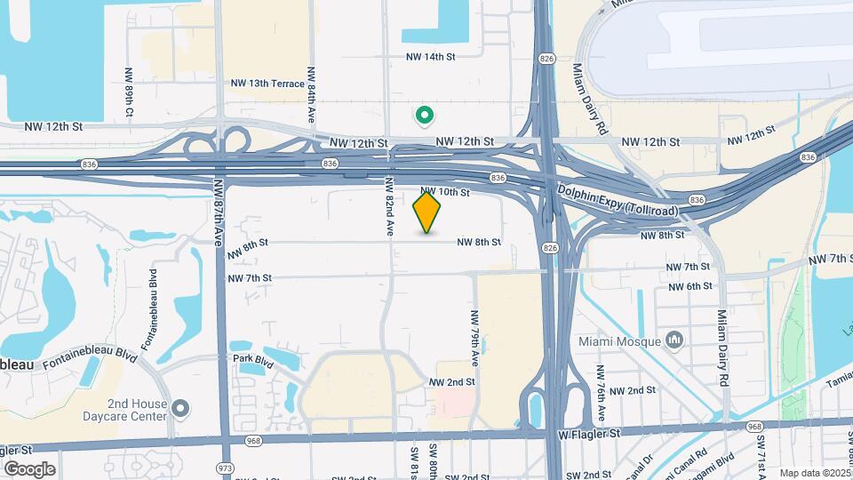 8095 NW 8th St Map and Location Details