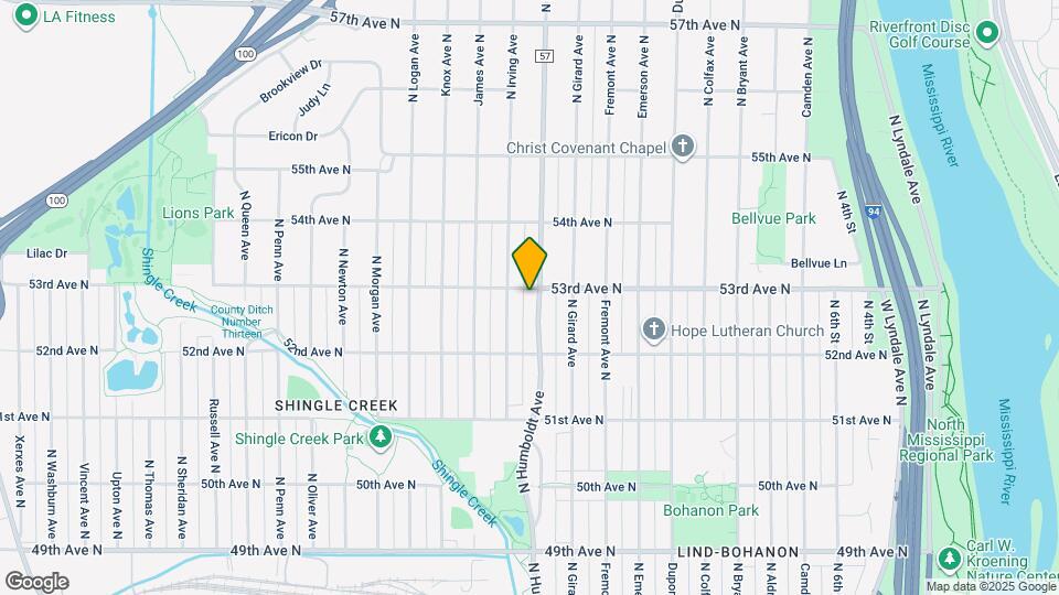 5255 N Humboldt Ave Map and Location Details