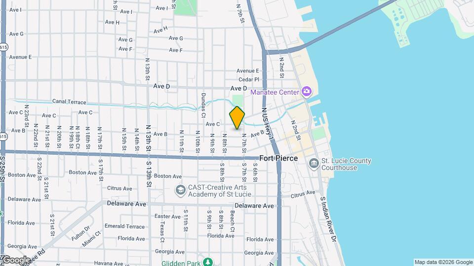 708 Avenue A Map and Location Details