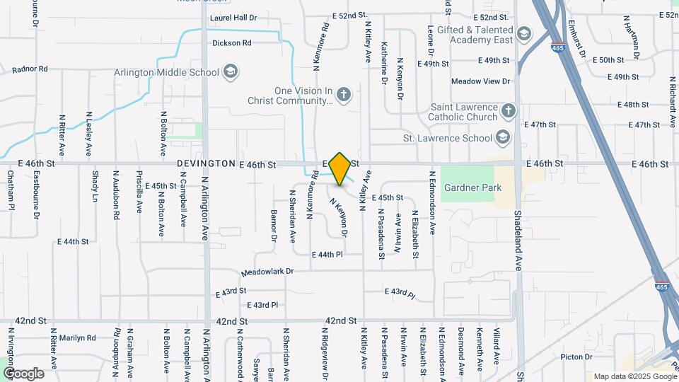 6519 E Hampton Dr Map and Location Details