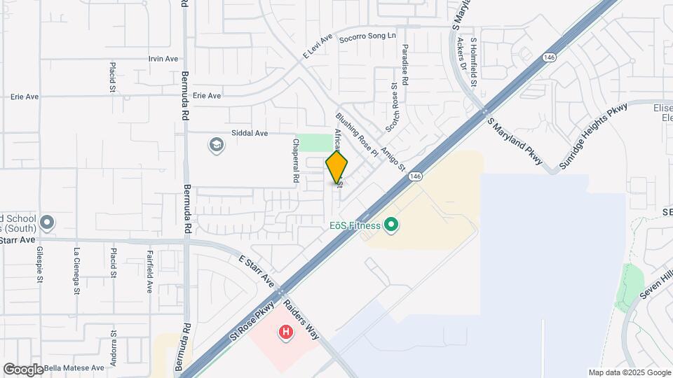 11143 African Sunset St Map and Location Details