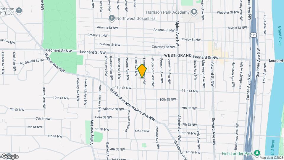 1031 Tamarack Ave NW Map and Location Details