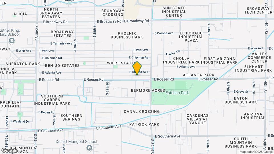 3112 E Roeser Rd Map and Location Details