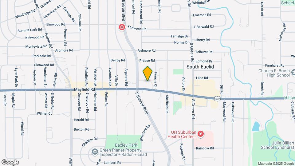 4281 Mayfield Road Map and Location Details