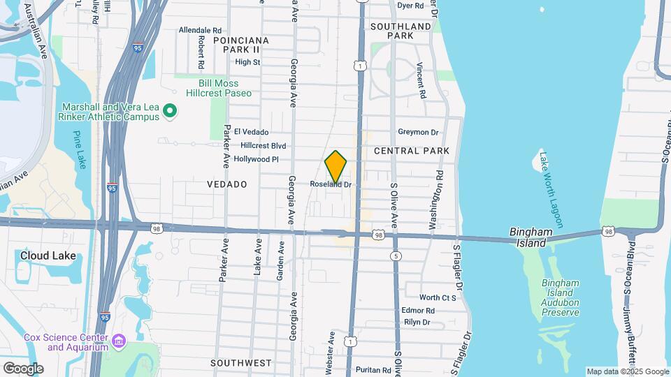 434 Roseland Dr, Unit 1 Map and Location Details