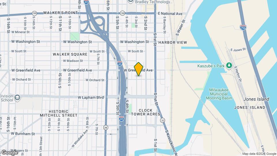 1438 S 3rd St, Unit Upper Mapa y Detalles de la Ubicación