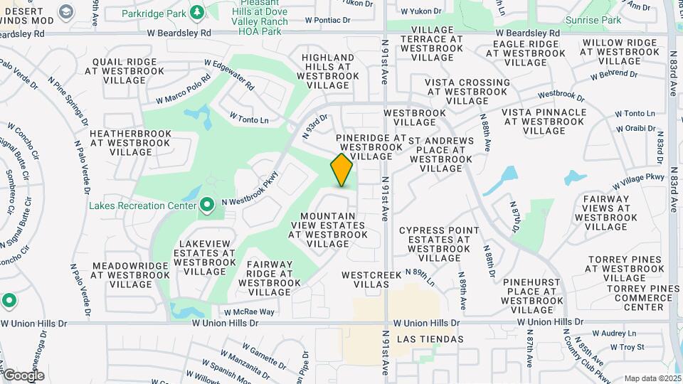 9214 W Kerry Ln Mapa y Detalles de la Ubicación