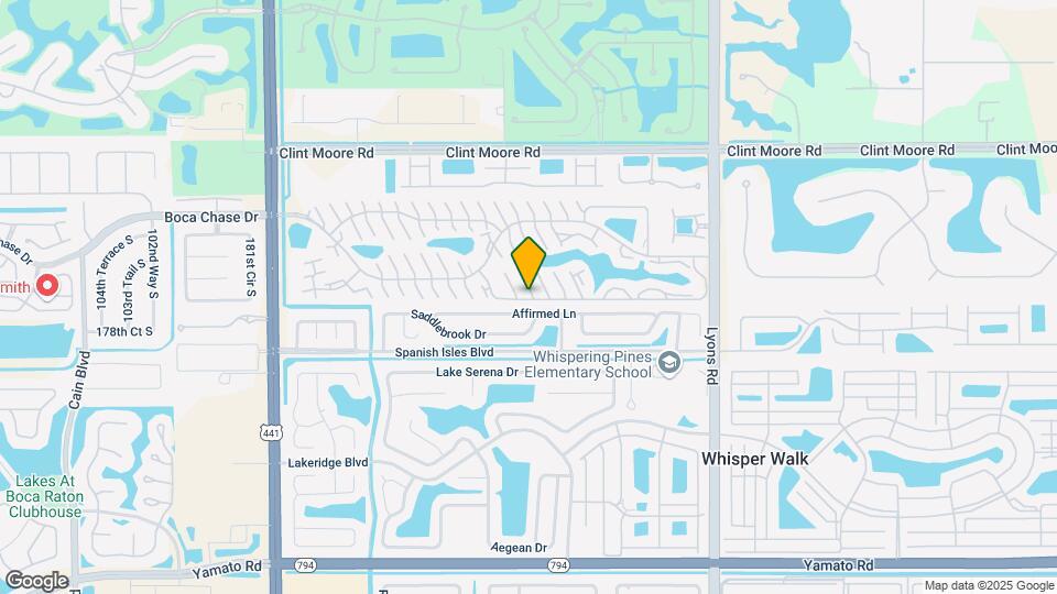 9441 Boca Gardens Cir S, Unit B Map and Location Details